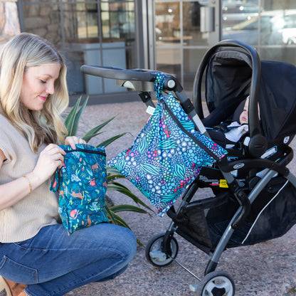 Wet Bag 2 Pack: Jungle + Animal Prints For Diapers, Swim | Bumkins