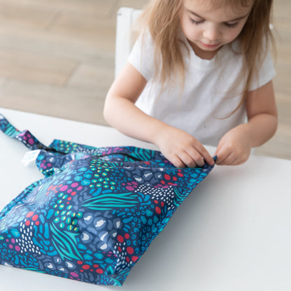 Wet Bag 2 Pack: Jungle + Animal Prints For Diapers, Swim | Bumkins