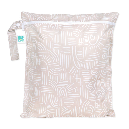 Reusable Boho Desert Chic Wet Bag, Waterproof Fabric | Bumkins