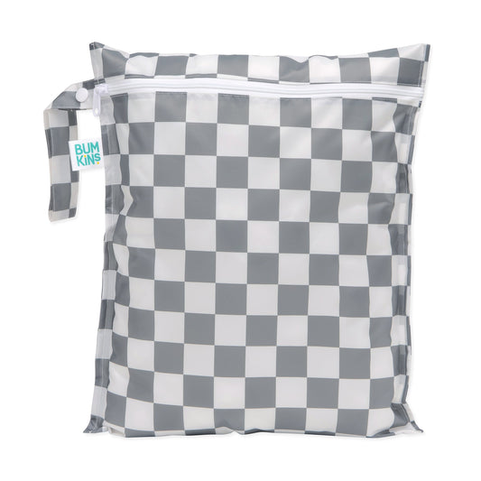 Wet Bag: Charcoal Check | Bumkins