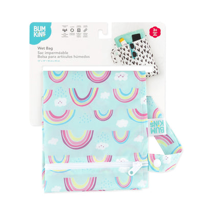 Reusable Wet Bag, Travel Bag, Waterproof Fabric – Rainbows Baby | Bumkins