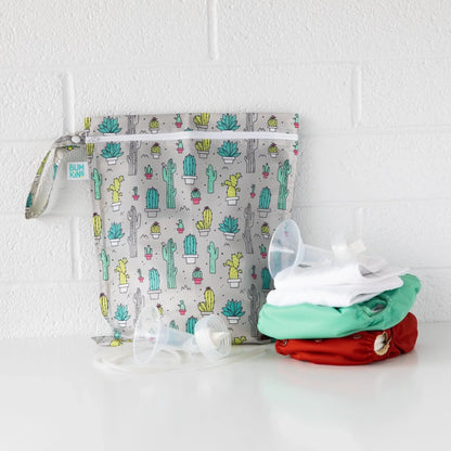 Reusable Wet Bag, Travel Bag, Waterproof Fabric – Cactus Baby | Bumkins