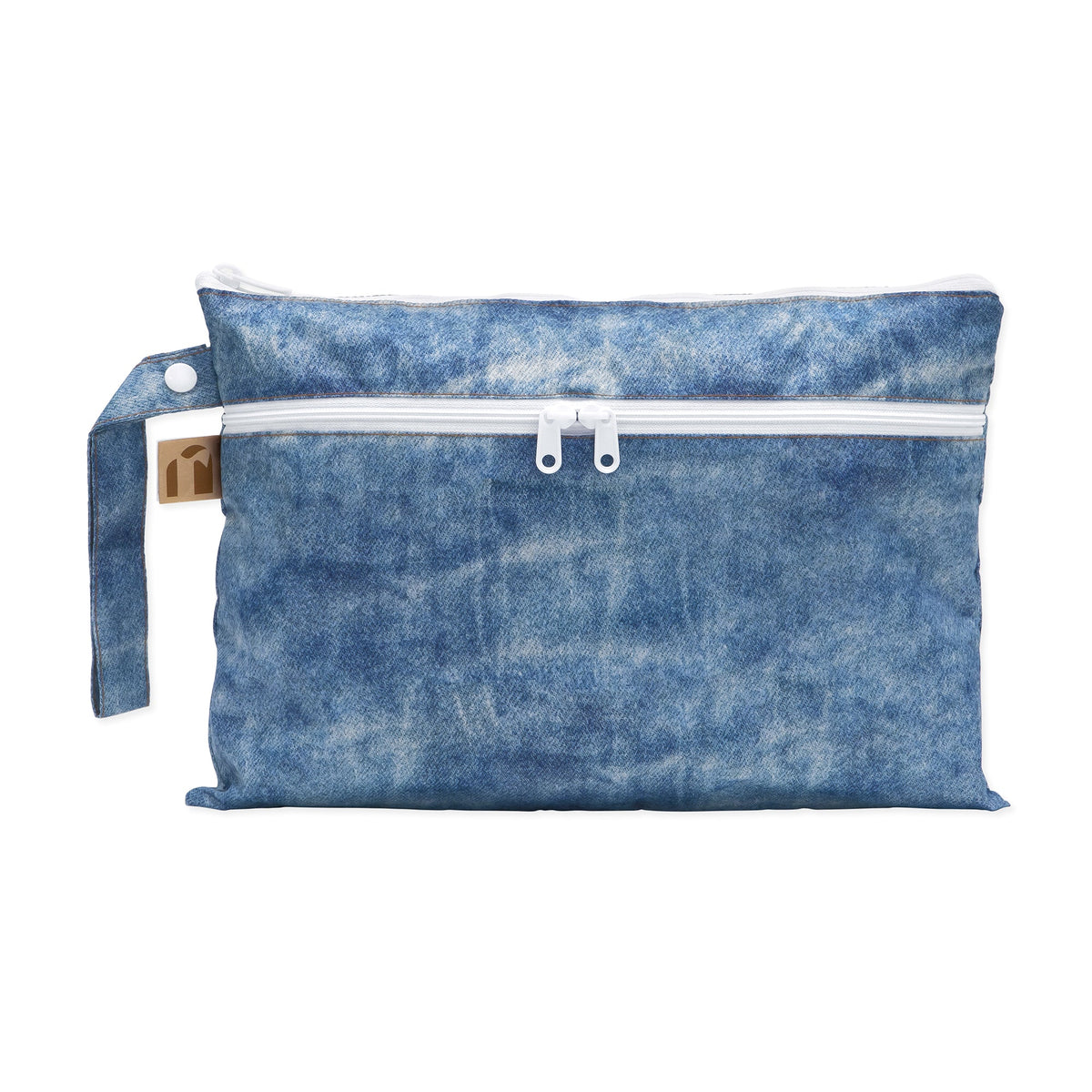 Wet/Dry Clutch: Crushed Denim | Bumkins