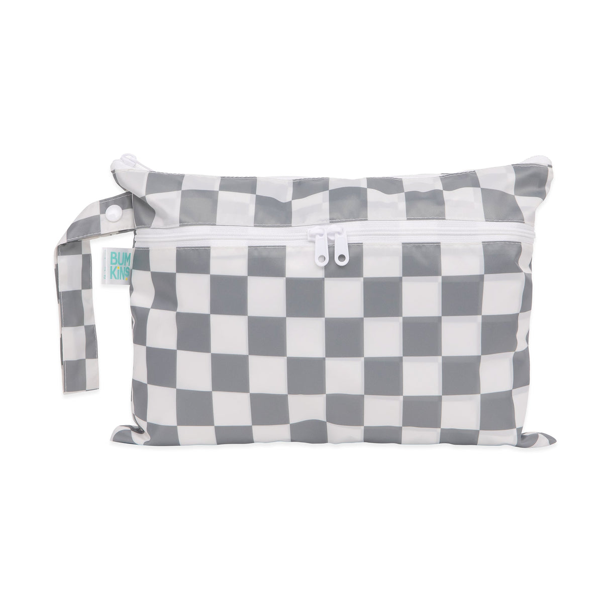 Wet/Dry Clutch: Charcoal Check | Bumkins