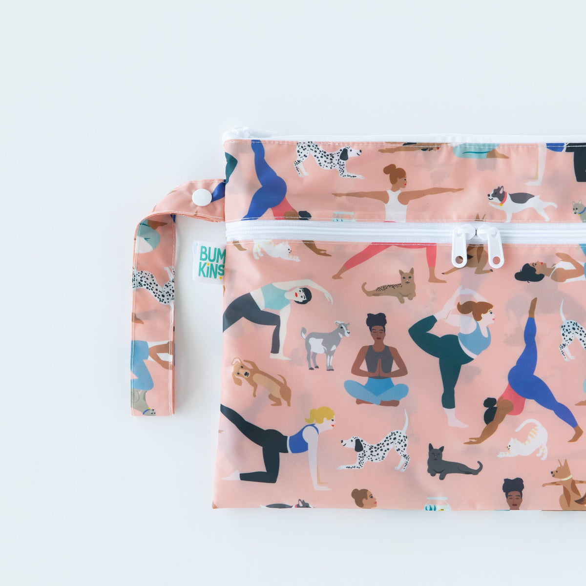 Wet Bag + Wet/Dry Clutch Set: Yoga Pals | Bumkins