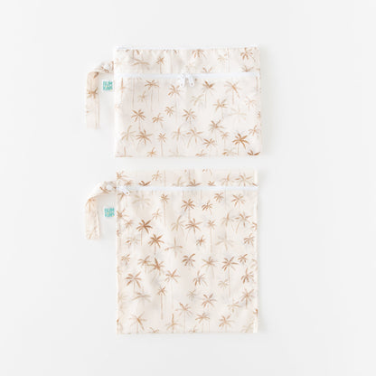 Wet Bag + Wet/Dry Clutch Set: Palm Daze | Bumkins