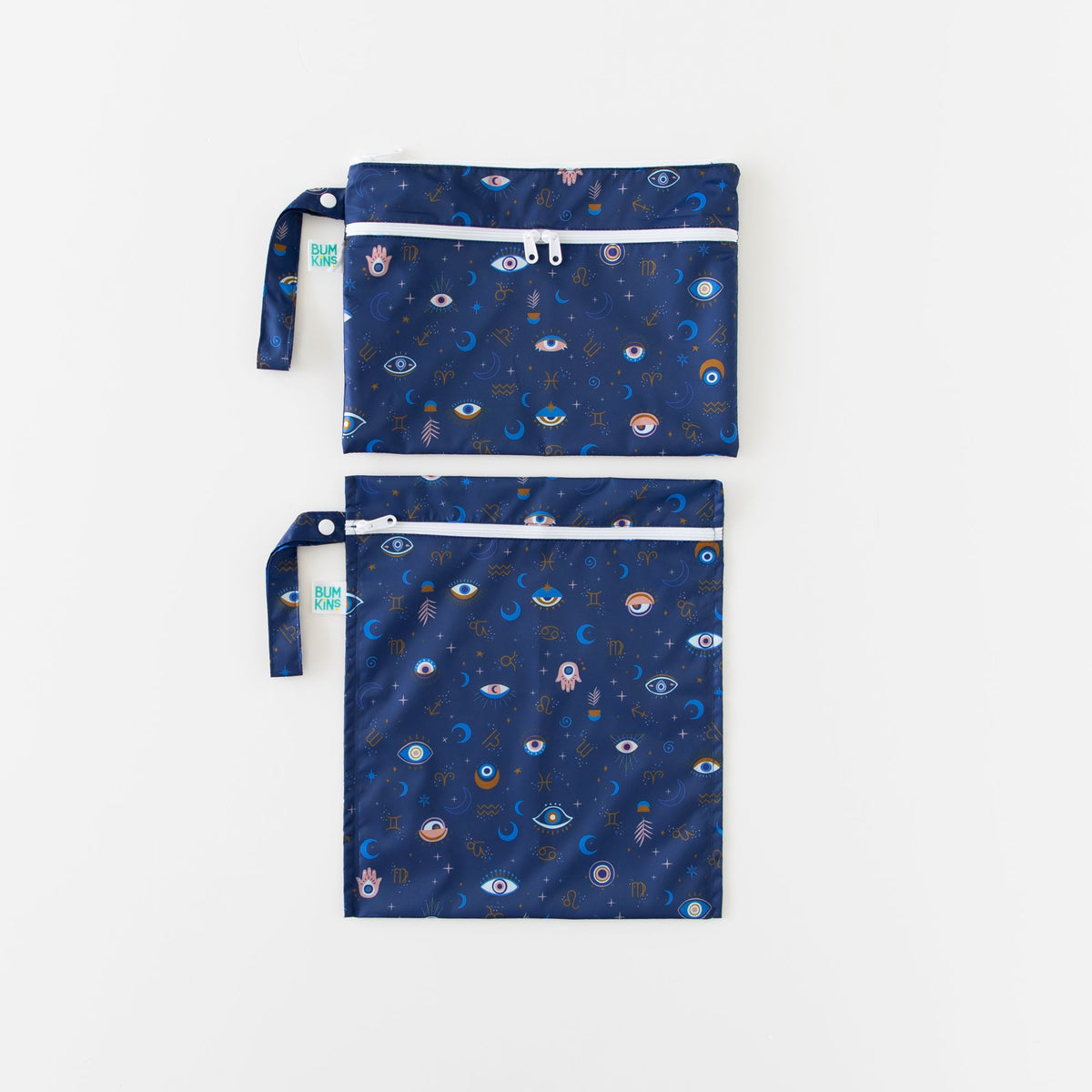 Wet Bag + Wet/Dry Clutch Set: Evil Eye | Bumkins