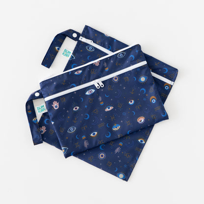 Wet Bag + Wet/Dry Clutch Set: Evil Eye | Bumkins
