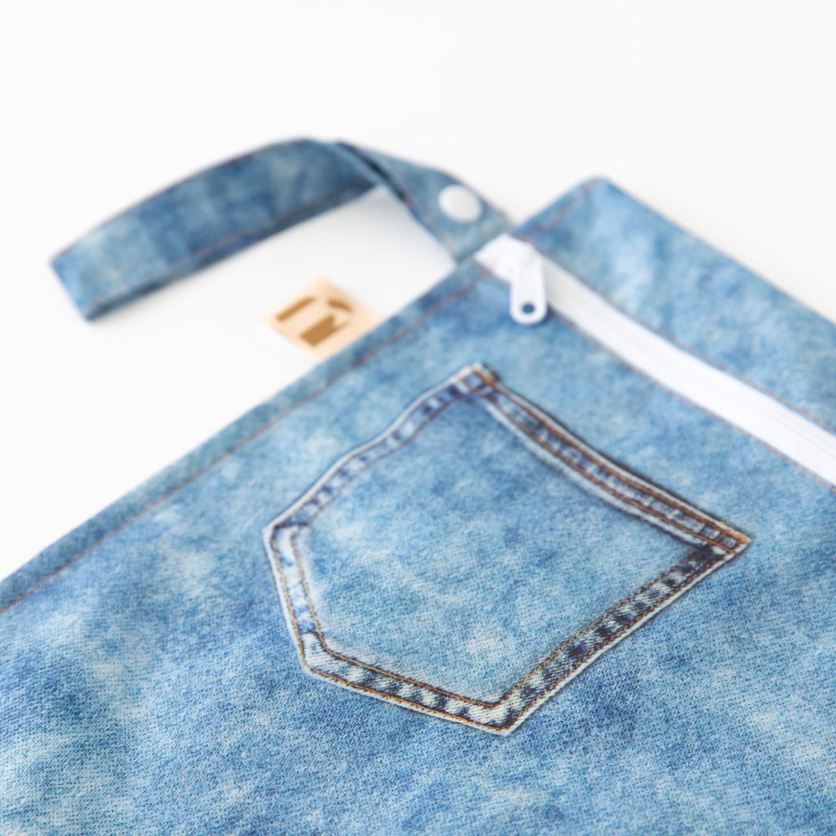 Wet Bag + Wet/Dry Clutch Set: Denim On Denim | Bumkins