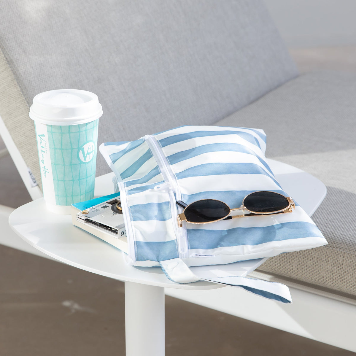 Wet/Dry Clutch: Nautical Stripe | Bumkins