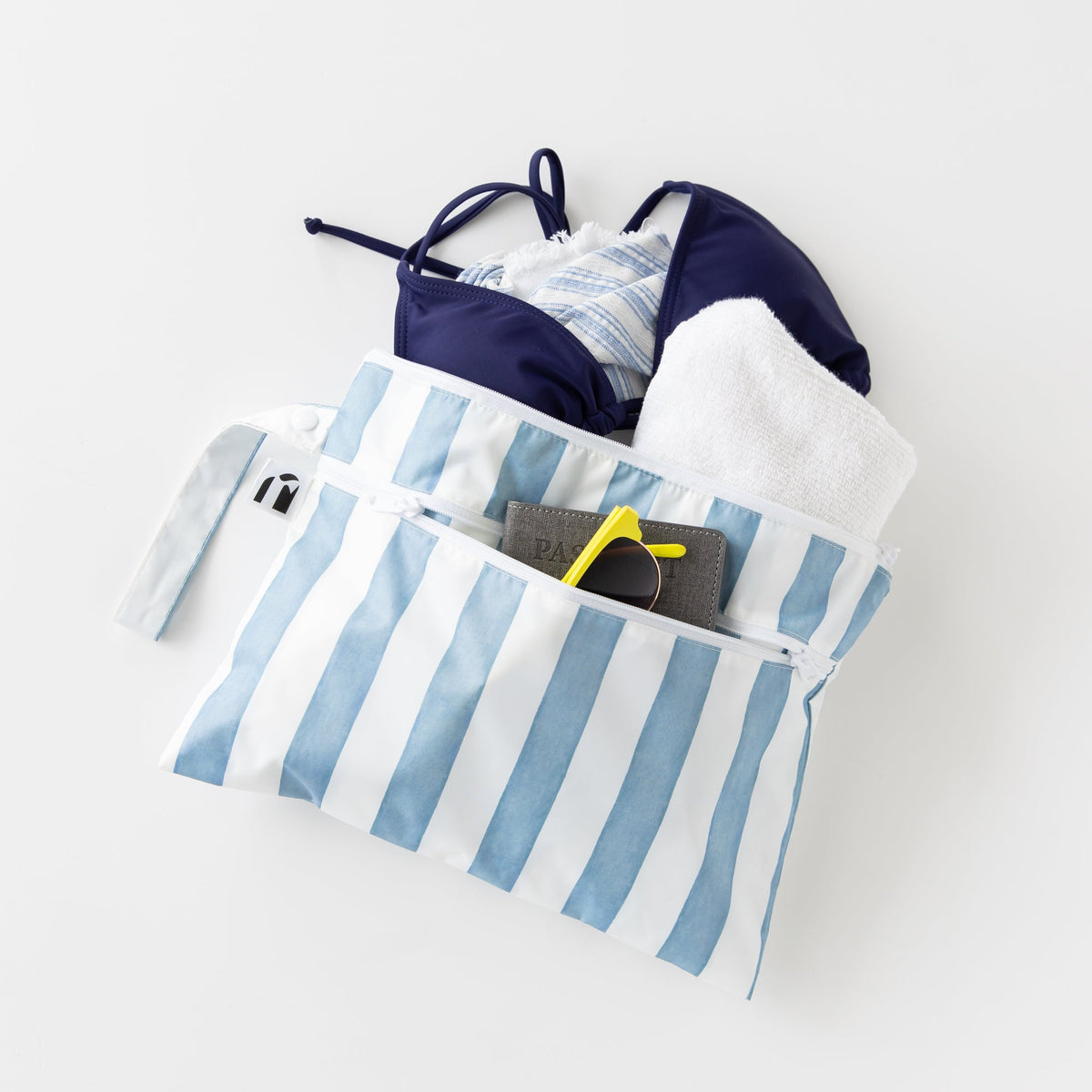 Wet/Dry Clutch: Nautical Stripe | Bumkins