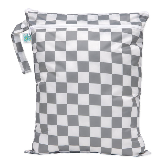 Wet/Dry Bag: Charcoal Check | Bumkins