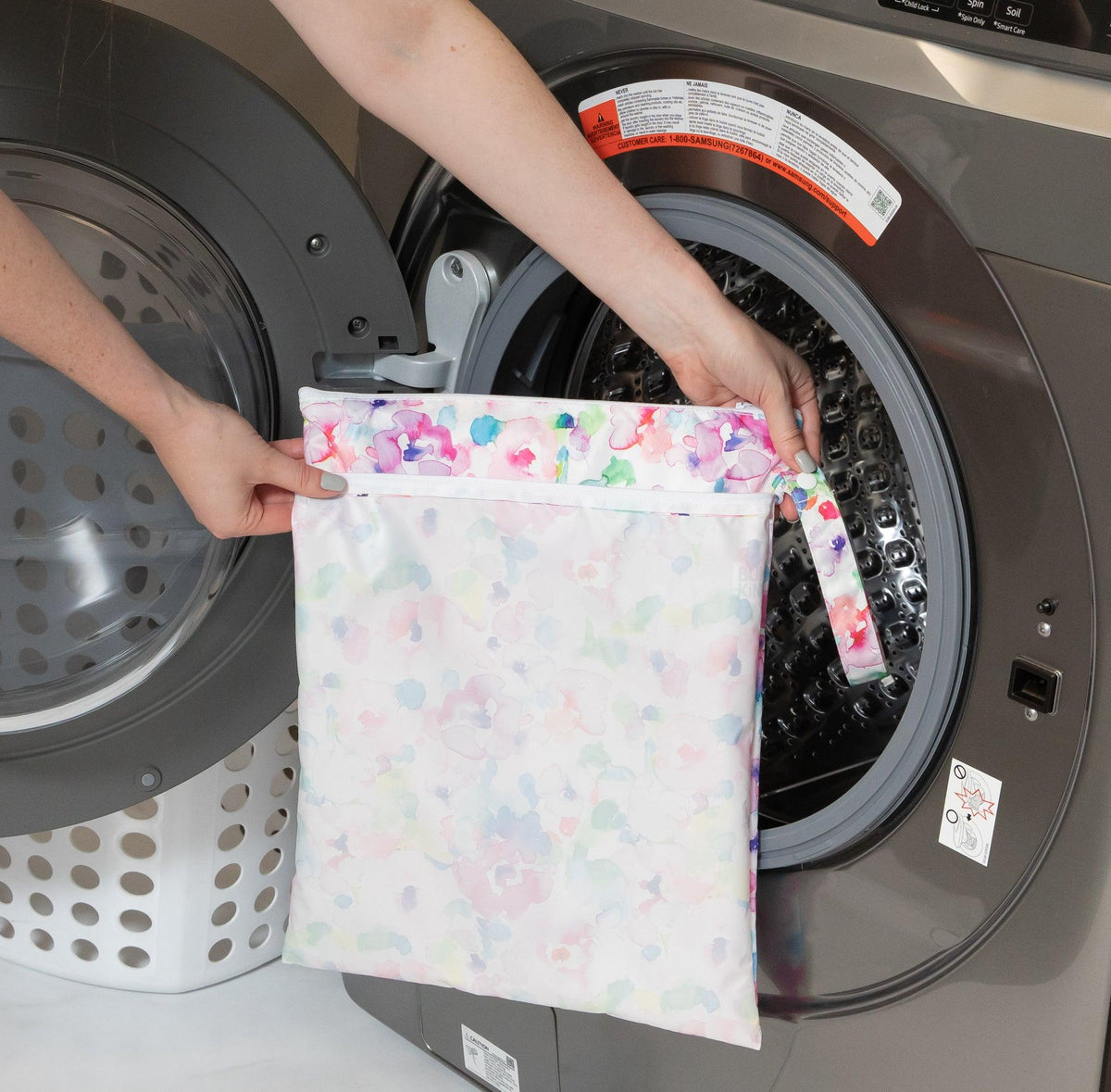 Reusable Wet / Dry Bag, Travel Bag, Waterproof Fabric, Heat Sealed – Watercolors Baby | Bumkins