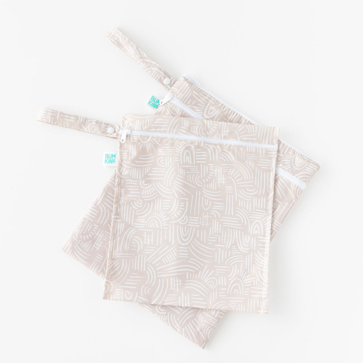 Wander Print Wet Bag + Wet/Dry Bags, Lightweight, Waterproof | Bumkins