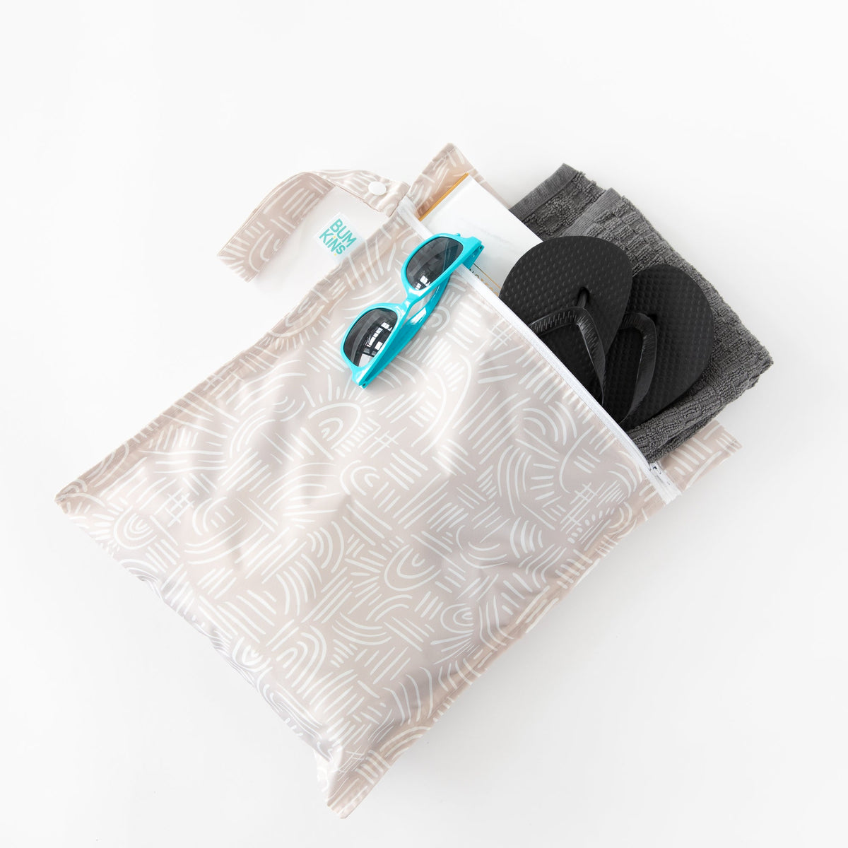 Wander Print Wet Bag + Wet/Dry Bags, Lightweight, Waterproof | Bumkins