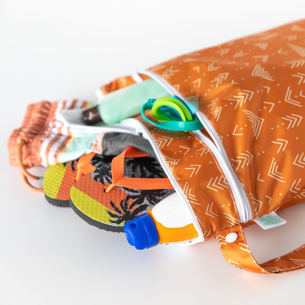 Boho Mudcloth Pattern Waterproof Wet Bag + Wet/Dry Bags | Bumkins