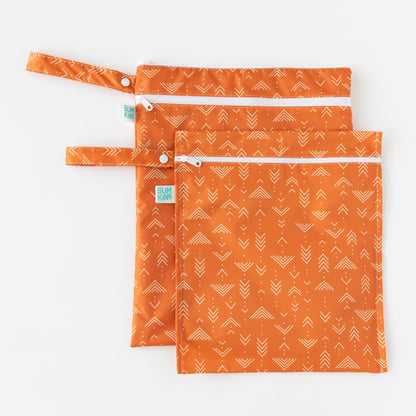 Boho Mudcloth Pattern Waterproof Wet Bag + Wet/Dry Bags | Bumkins