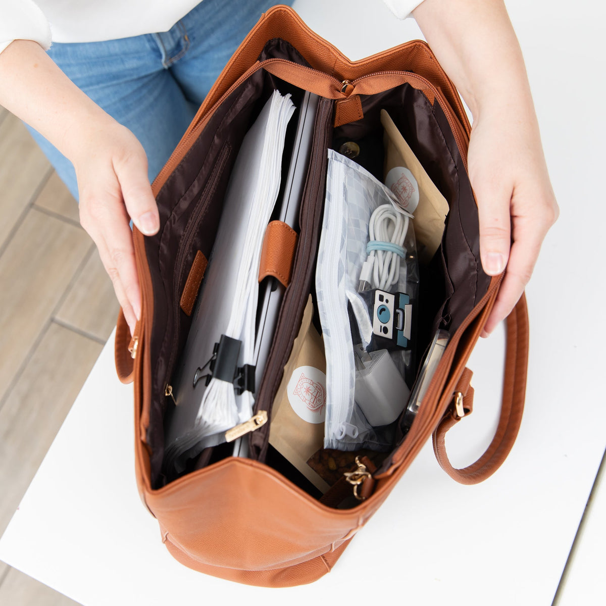 Clear Travel Bag 3 Pack: Disco Check | Bumkins
