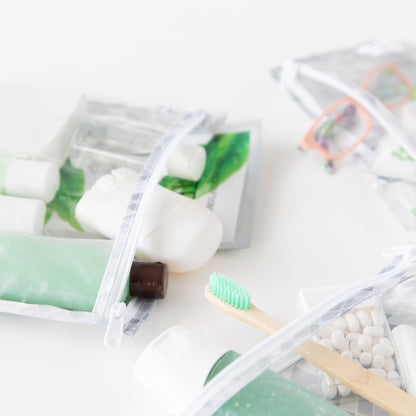 Clear Travel Bag 3 Pack: Disco Check | Bumkins