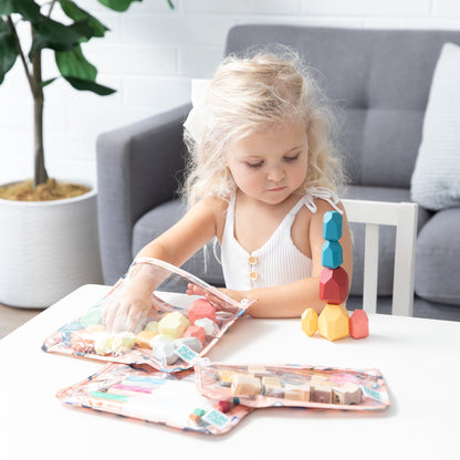Clear Travel Bag 3 Pack: Yoga Pals | Bumkins