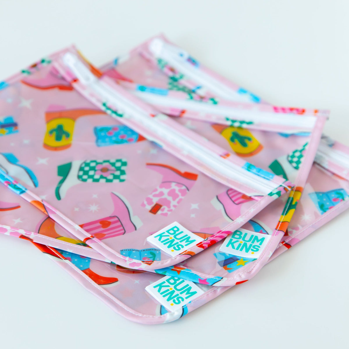 Clear Travel Bag 3 Pack: Boots | Bumkins