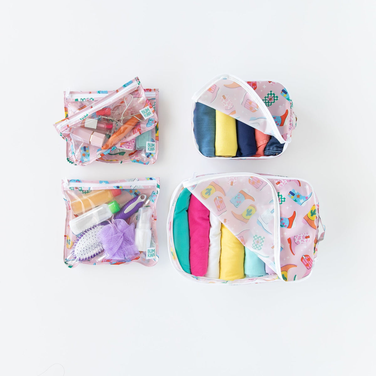 Clear Travel Bag 3 Pack: Boots | Bumkins