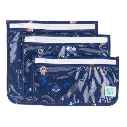 Clear Travel Bag 3 Pack: Evil Eye | Bumkins