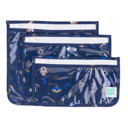 Clear Travel Bag 3 Pack: Evil Eye | Bumkins