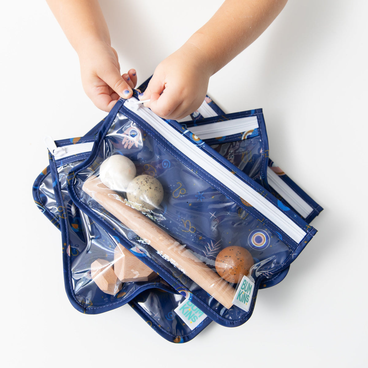 Clear Travel Bag 3 Pack: Evil Eye | Bumkins