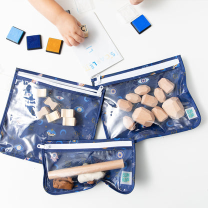 Clear Travel Bag 3 Pack: Evil Eye | Bumkins