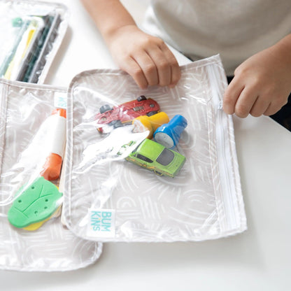 Desert Chic TSA Compliant Clear-sided Boho Travel Bags | Bumkins