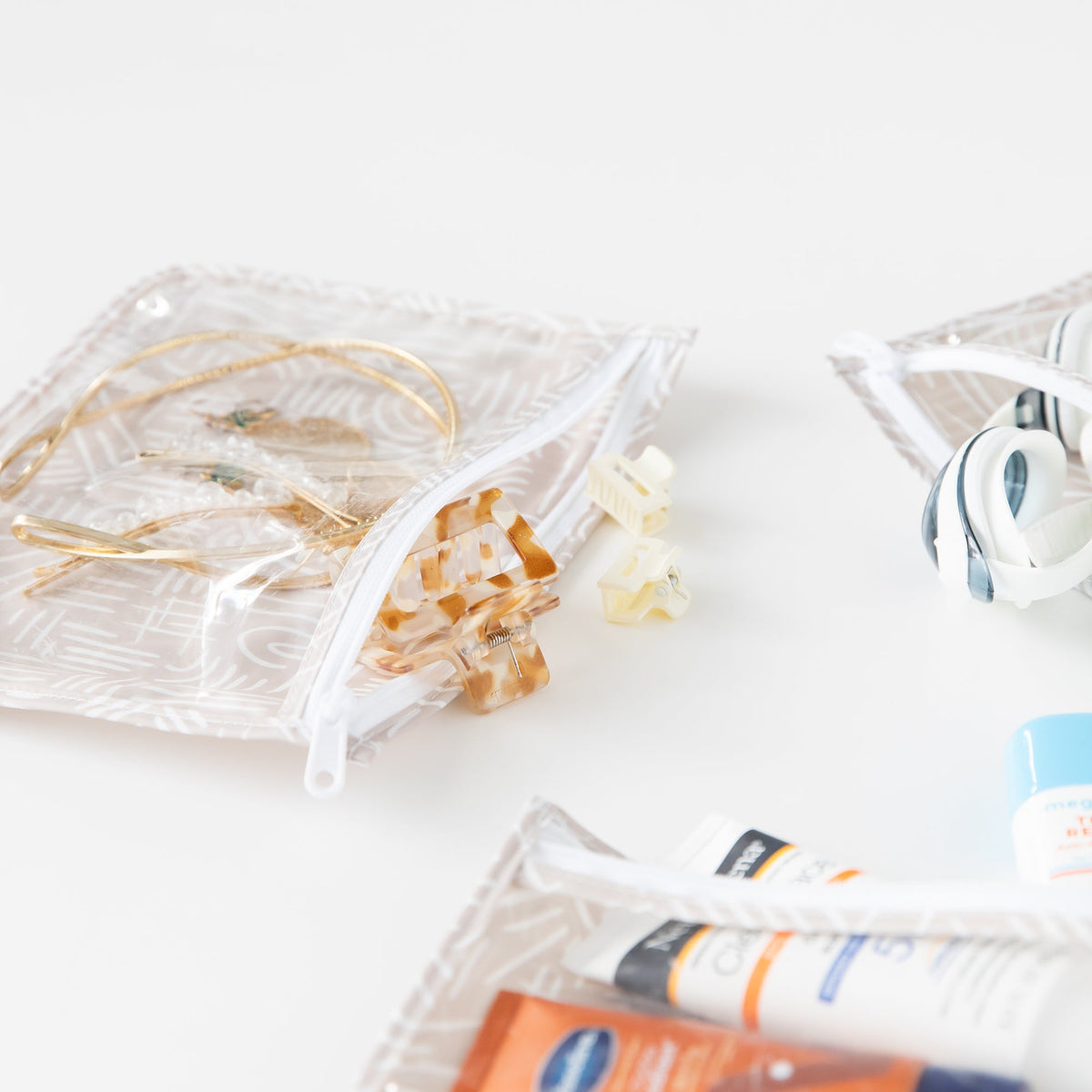 Desert Chic TSA Compliant Clear-sided Boho Travel Bags | Bumkins