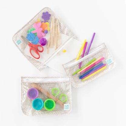 Desert Chic TSA Compliant Clear-sided Boho Travel Bags | Bumkins
