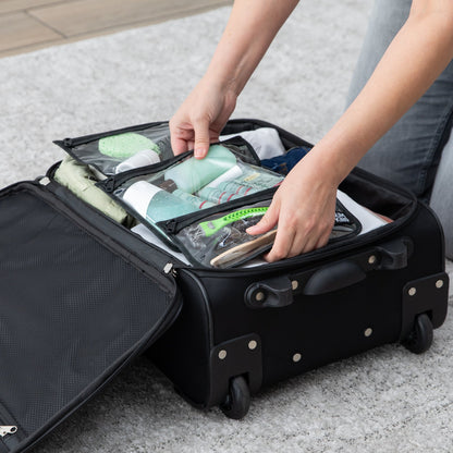 Clear Travel Bag 3 Pack: Rich Black | Bumkins