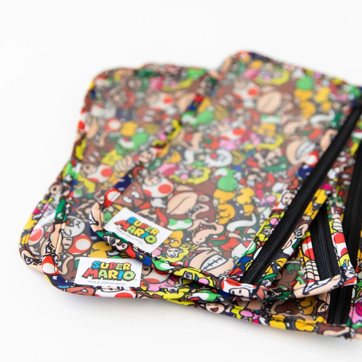 Clear Travel Bags Ft. Super Mario Game Characters | Bumkins