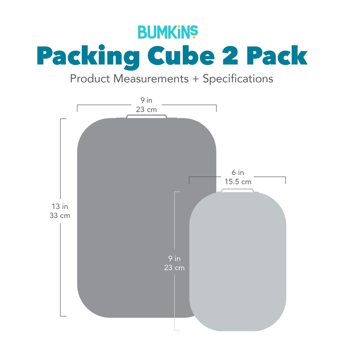 Packing Cube 2 Pack: Disney Mickey & Friends Varsity | Bumkins