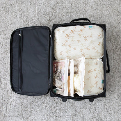 Packing Cubes + TSA Travel Bags 5-Piece Set: Palm Daze | Bumkins