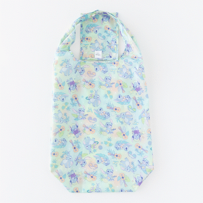 Disney Aloha Stitch Packable Tote Bag | Lightweight & Foldable | Bumkins