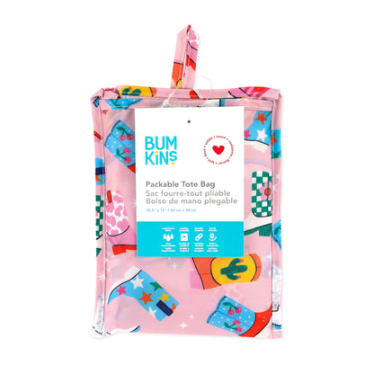 Packable Tote Bag: Boots | Bumkins