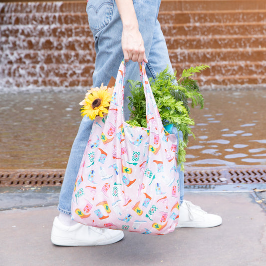 Packable Tote Bag: Boots | Bumkins
