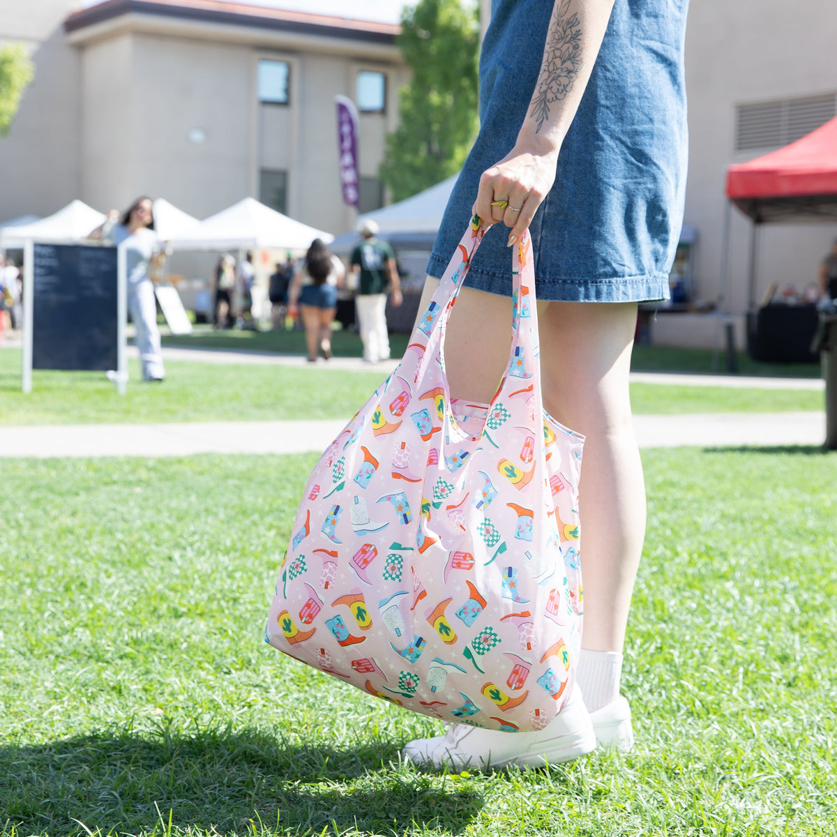 Packable Tote Bag: Boots | Bumkins