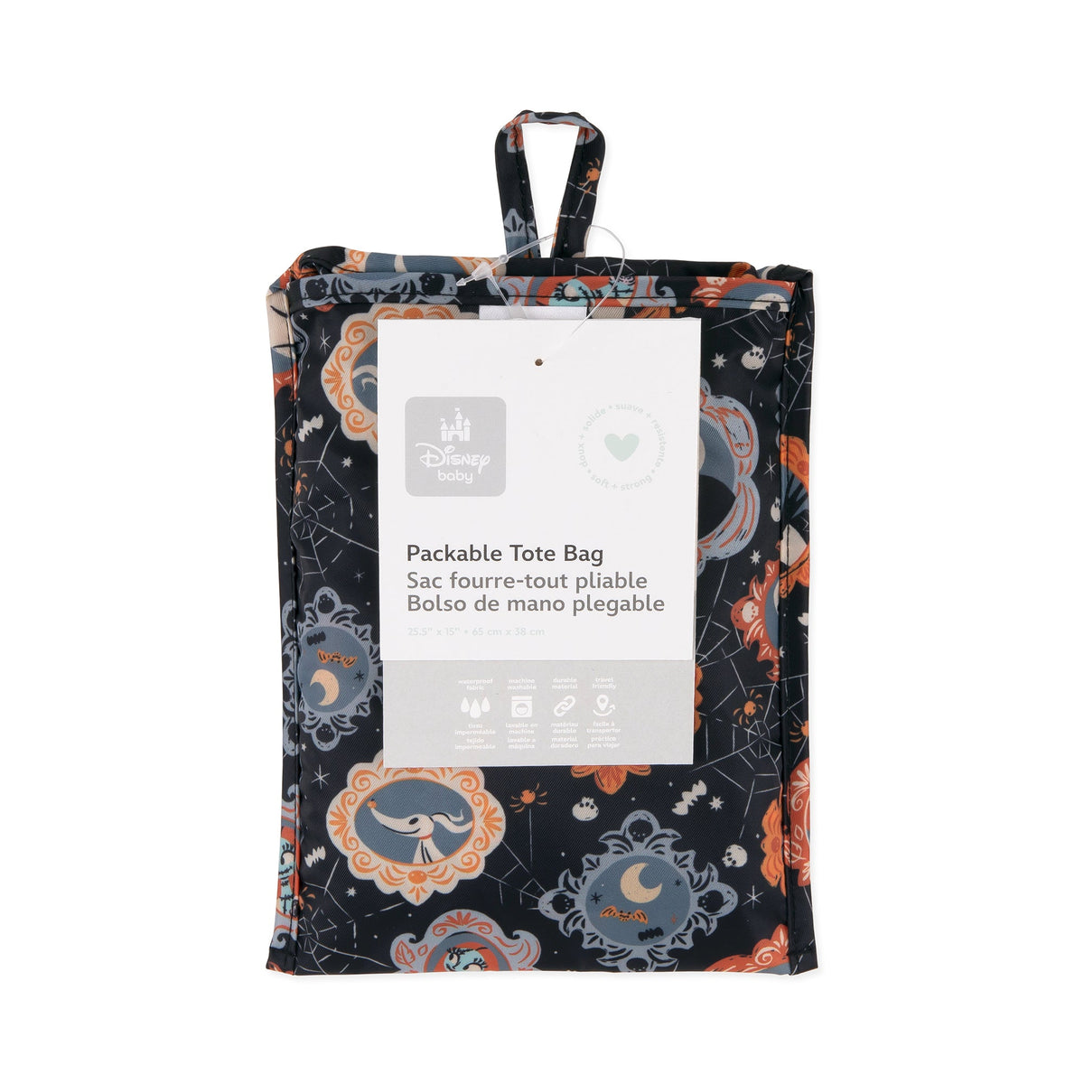 Disney Nightmare Before Christmas Packable Tote Bag | Bumkins