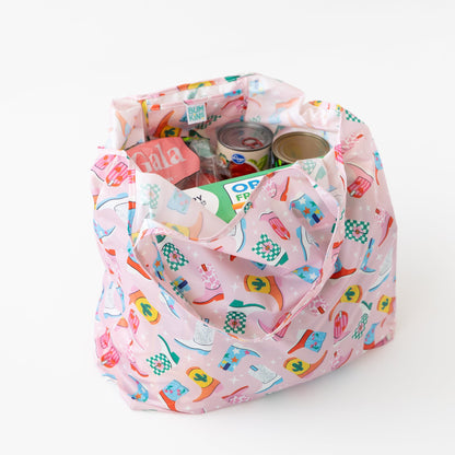 Pink Boots Print Waterproof Bag Set for Travel, 5 Pieces | Bumkins
