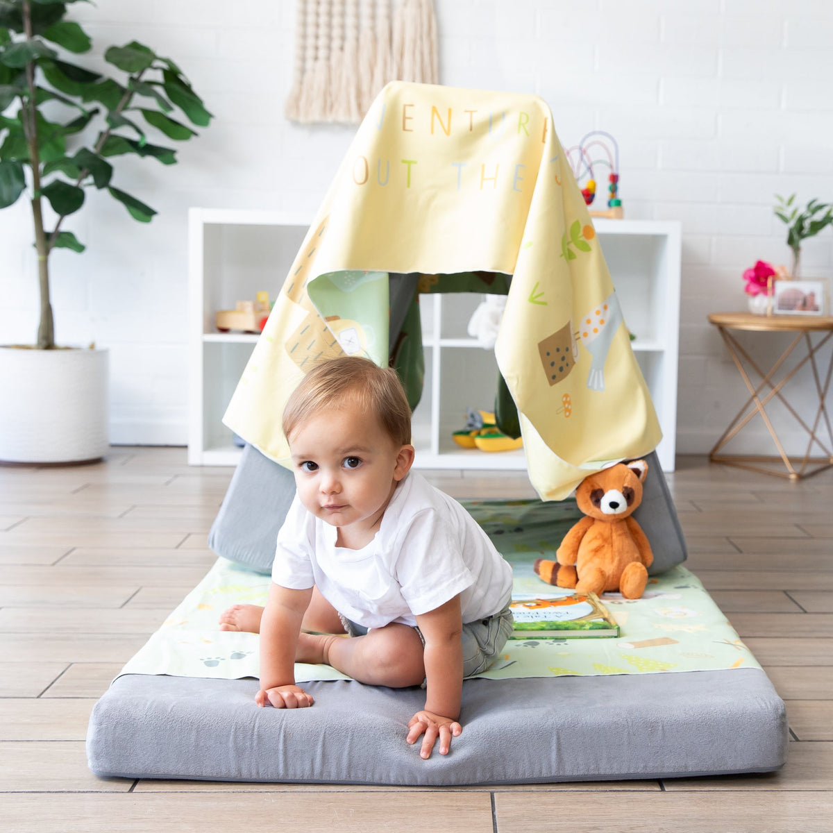 Happy Campers Roll & Go Indoor, Outdoor Camping Blanket | Bumkins
