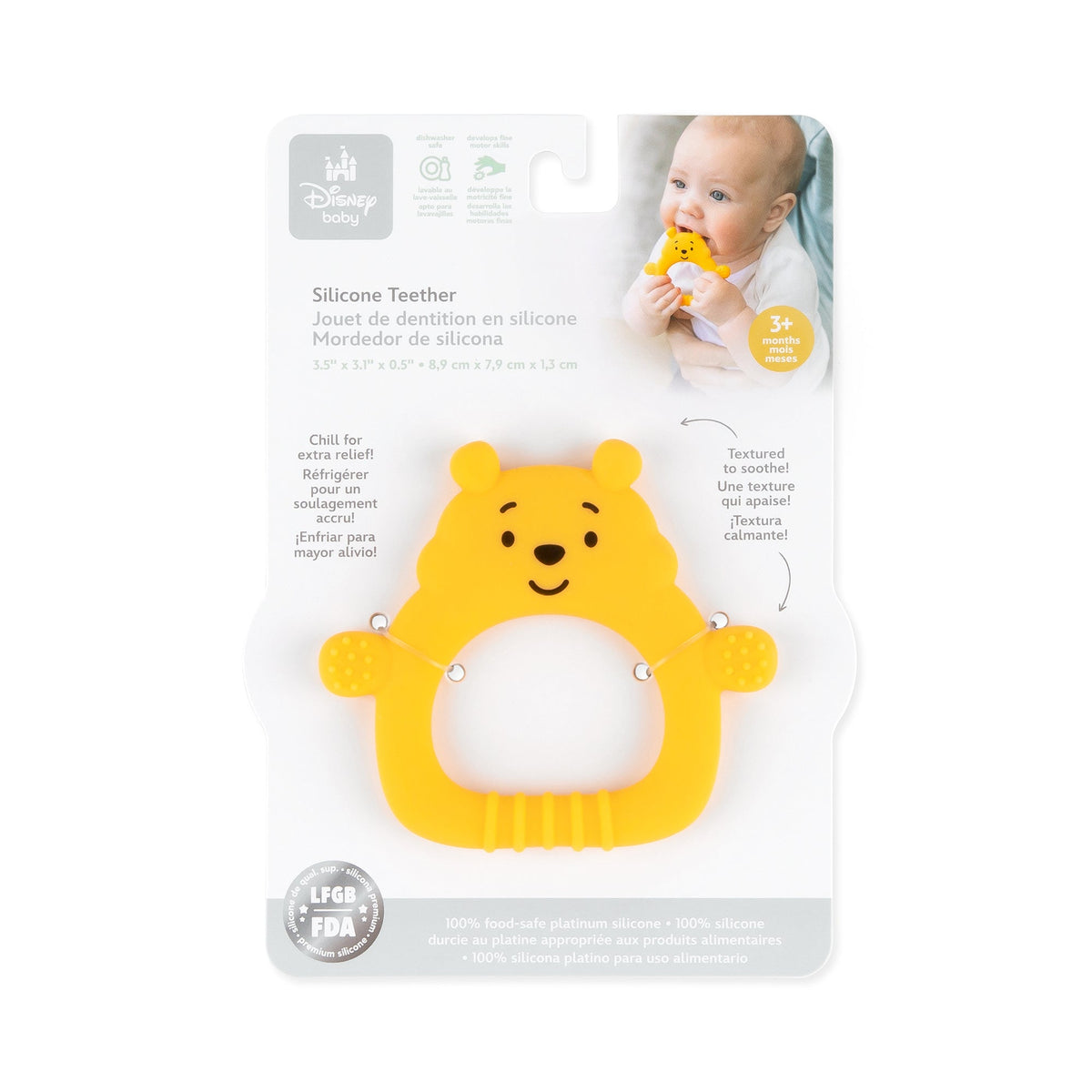 Silicone Sensory Teether Toy, Disney Winnie the Pooh | Bumkins