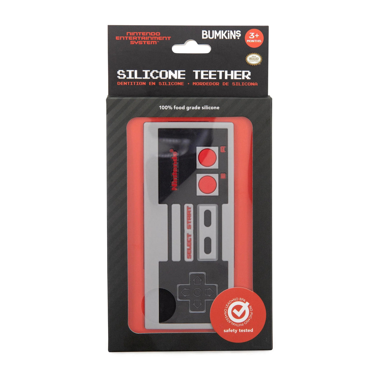Nintendo Silicone Baby Teether with Shape and Texture Baby | Bumkins