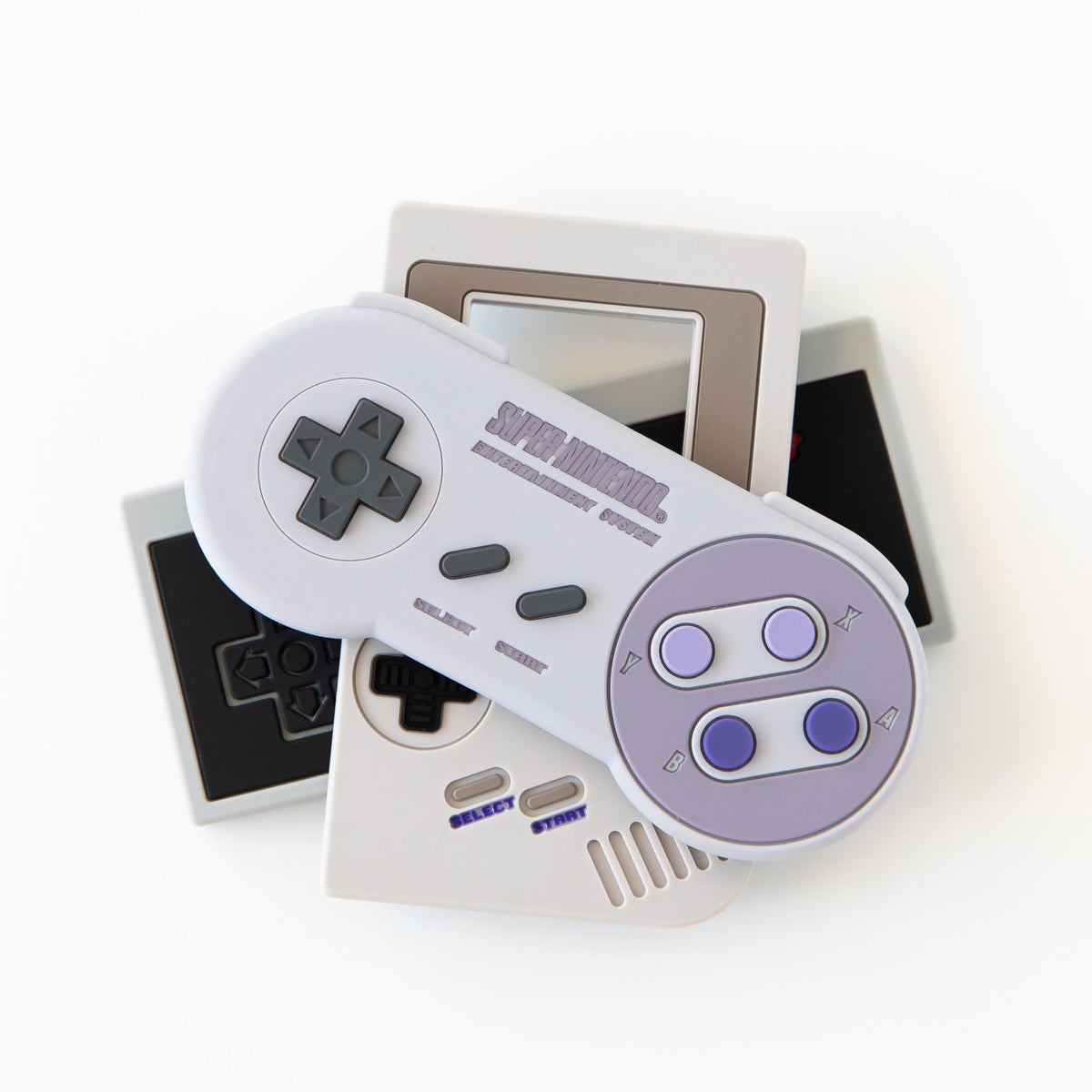 Nintendo SNES Controller Textured Soothing Baby Teether | Bumkins