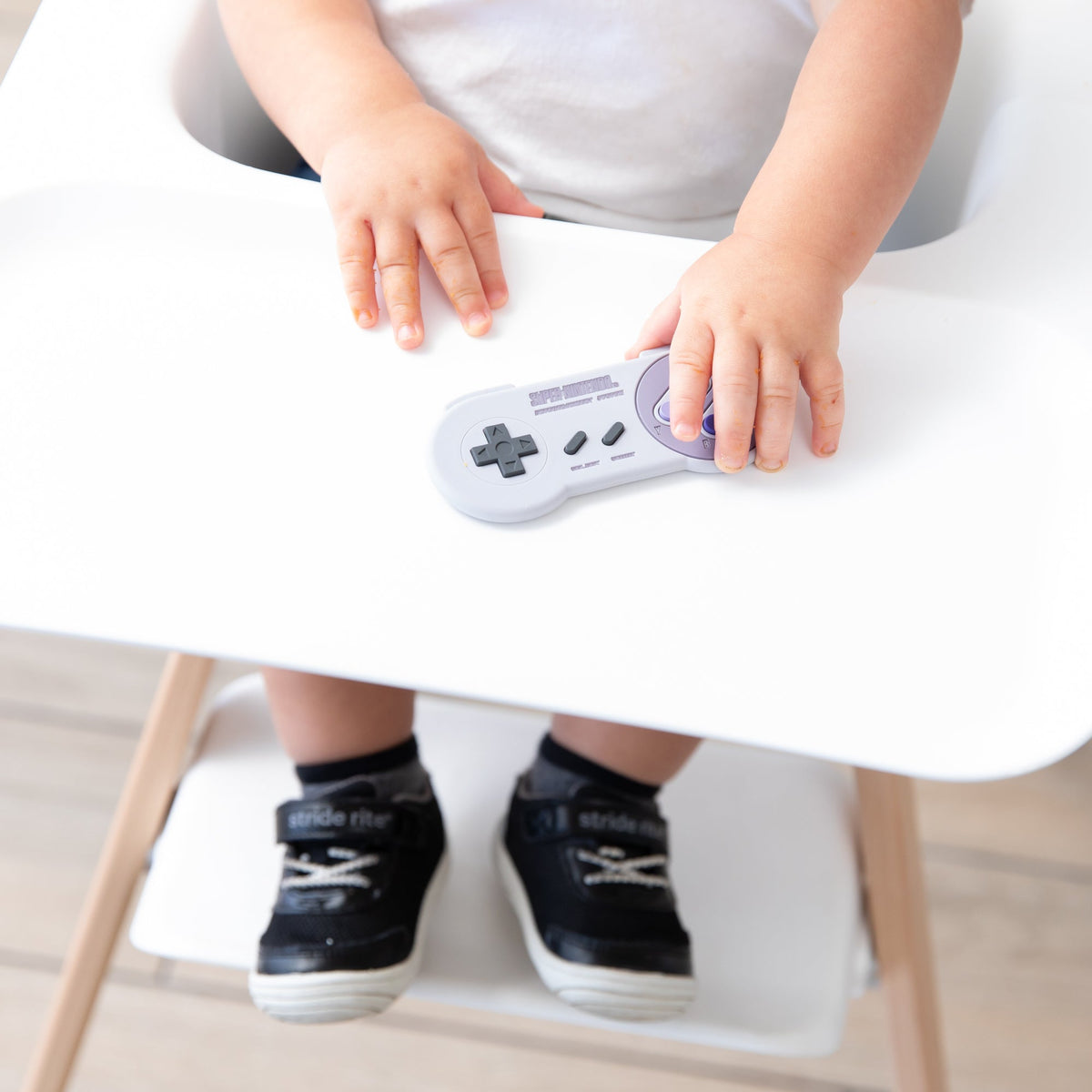 Nintendo SNES Controller Textured Soothing Baby Teether | Bumkins