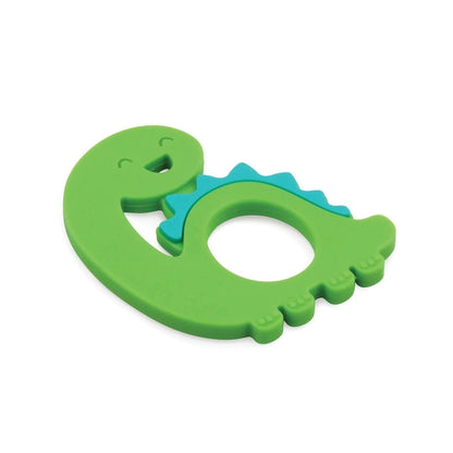 Silicone Baby Teether with Shape and Texture – Dinosaur Baby | Bumkins