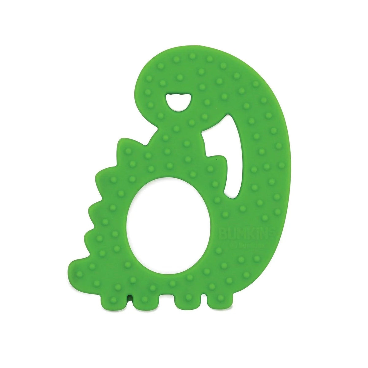 Silicone Baby Teether with Shape and Texture – Dinosaur Baby | Bumkins
